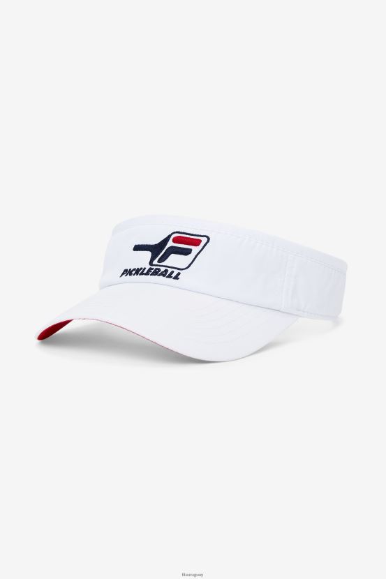 blanco rojo FILA visera pickleball fila blanco/rojo 6L8PR21130