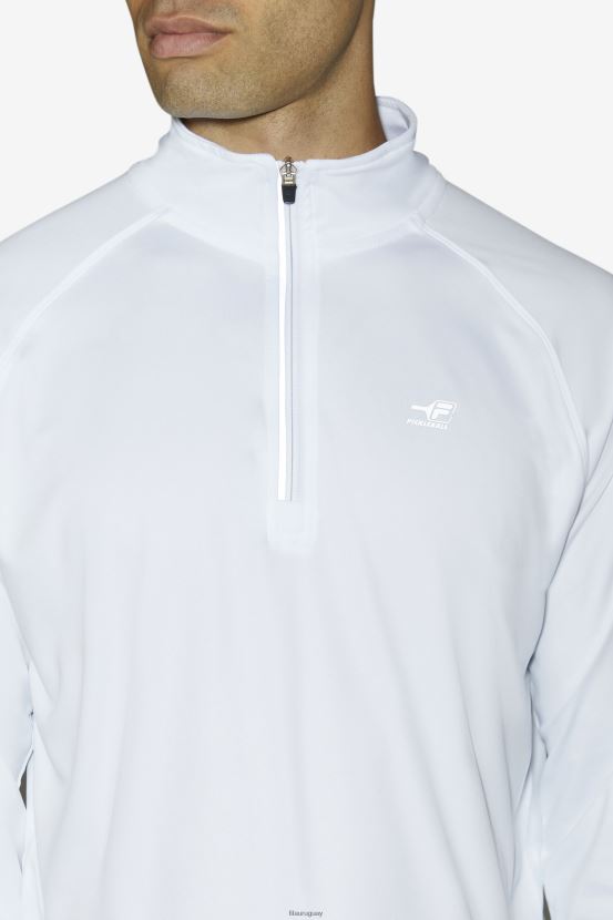 blanco FILA fila pickleball blanco 1/4 zip 6L8PR21116