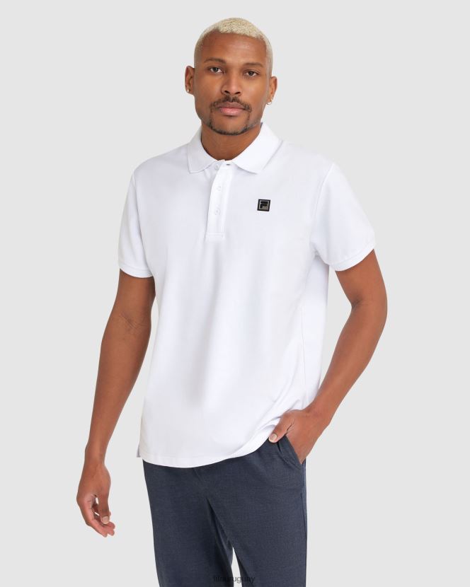 blanco FILA polo fila blake hombre blanco 6L8PR22345