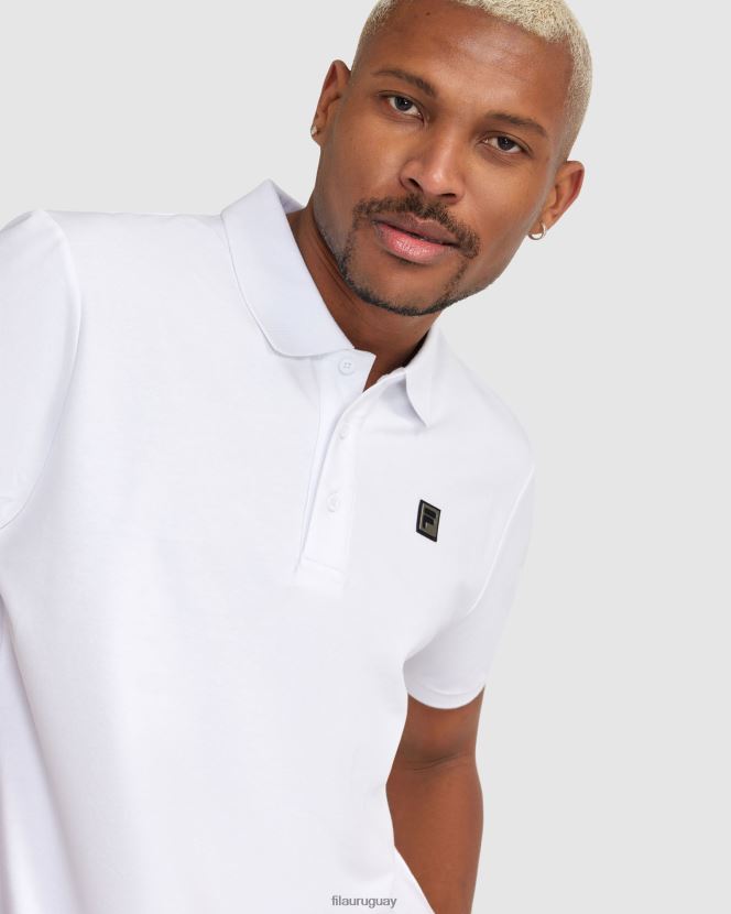 blanco FILA polo fila blake hombre blanco 6L8PR22345