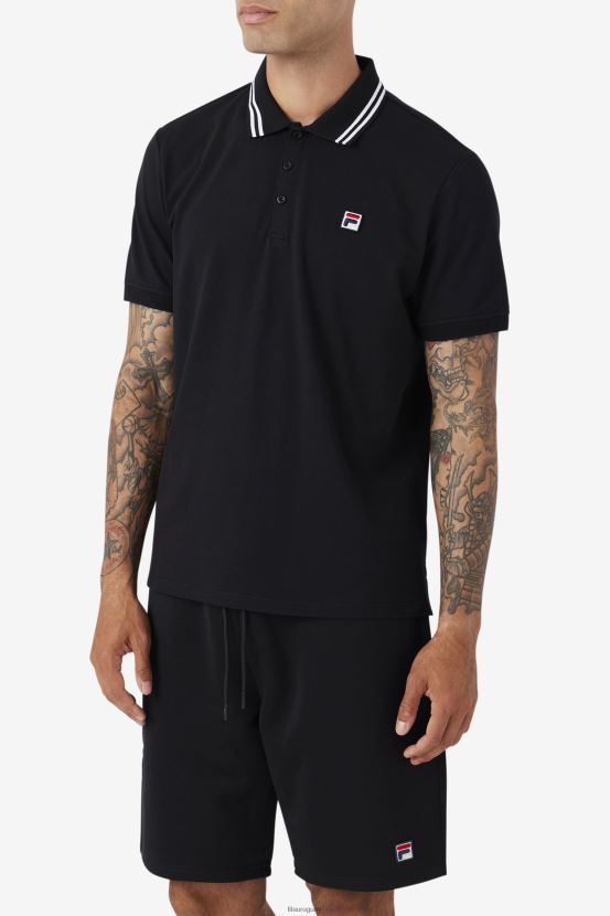 negro FILA polo fila jelen negro 6L8PR2426