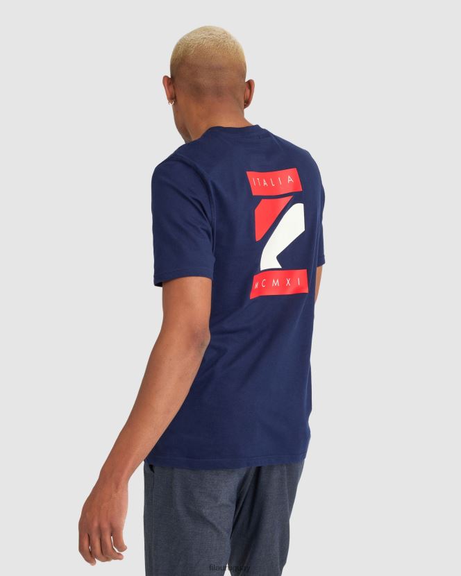Armada FILA camiseta fila lattie hombre azul marino 6L8PR22323