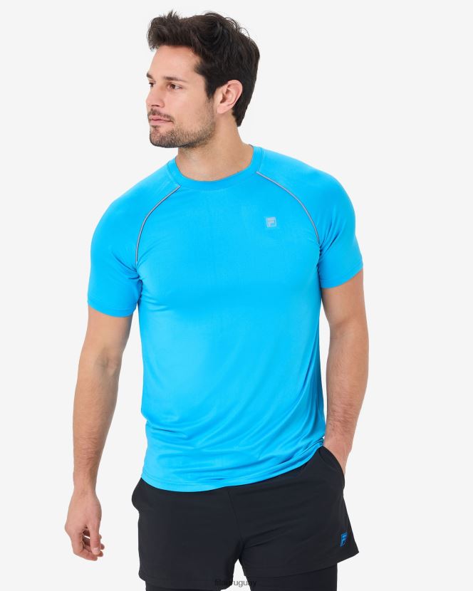 agua FILA camiseta fila roen qdry hombre aqua 6L8PR22573