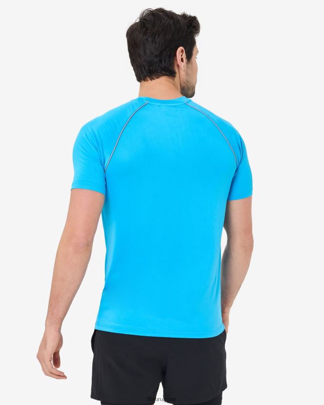 agua FILA camiseta fila roen qdry hombre aqua 6L8PR22573