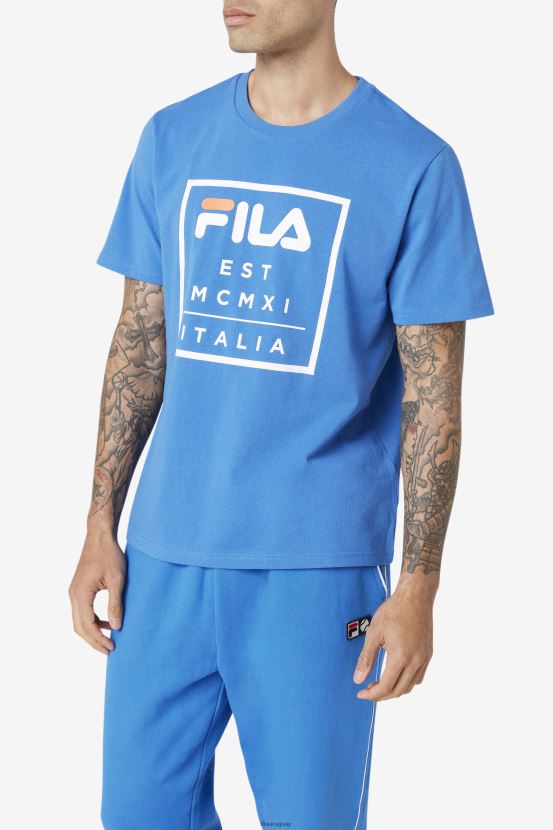 azul fuerte FILA camiseta fila tenez azul fuerte 6L8PR2393