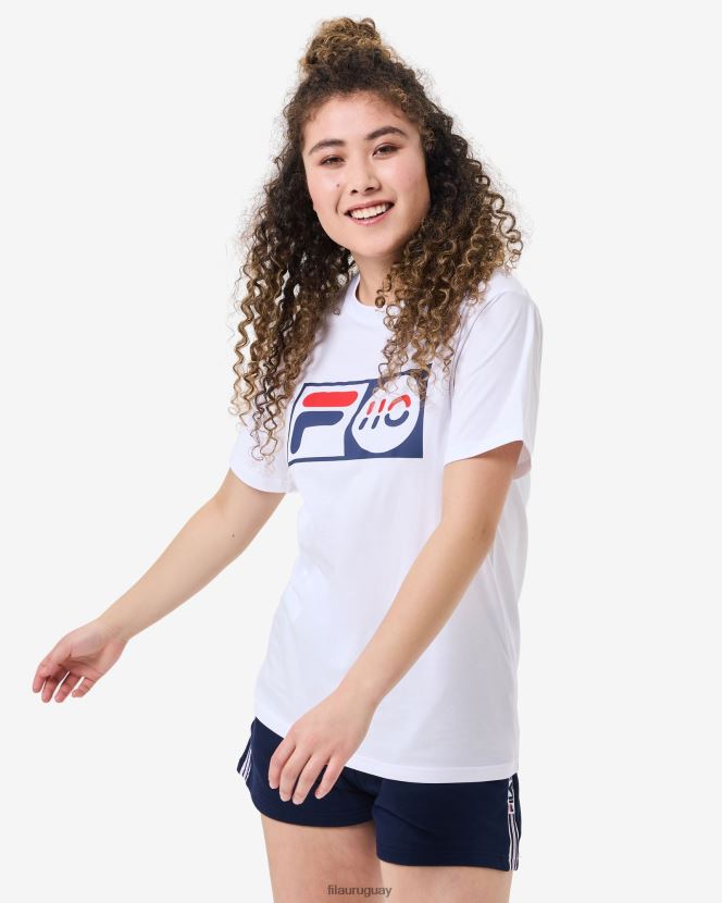 blanco FILA camiseta aniversario unisex fila blanca 6L8PR22558