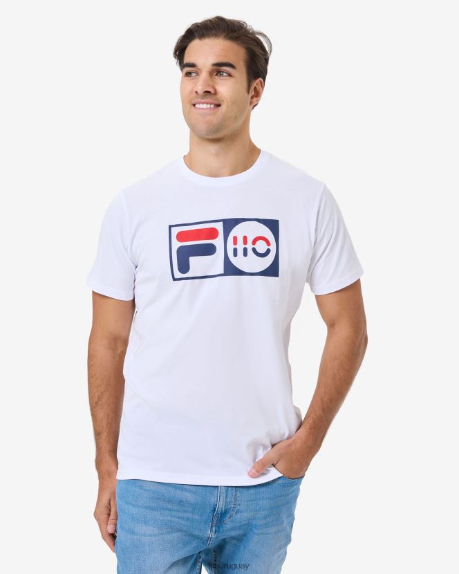 blanco FILA camiseta aniversario unisex fila blanca 6L8PR22558