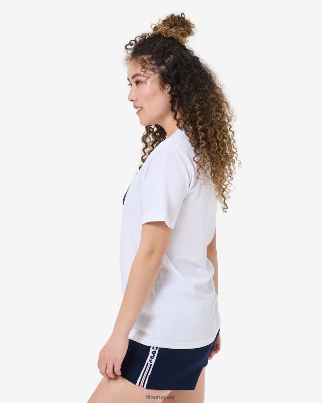 blanco FILA camiseta aniversario unisex fila blanca 6L8PR22558