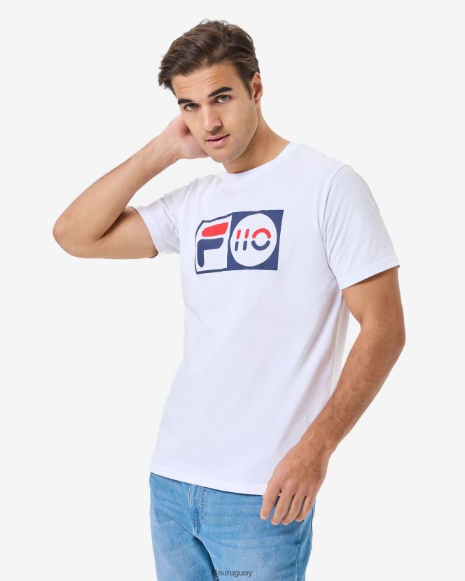 blanco FILA camiseta aniversario unisex fila blanca 6L8PR22558