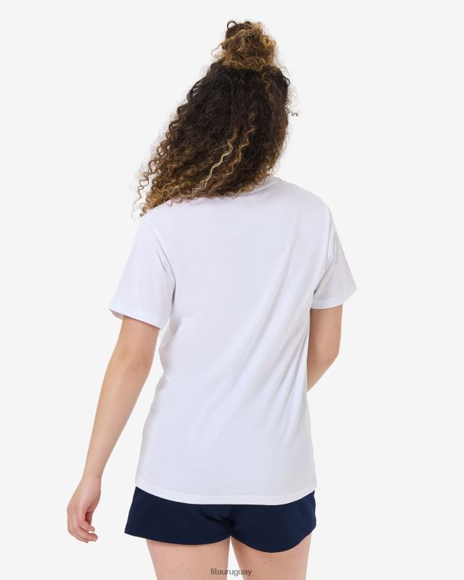 blanco FILA camiseta aniversario unisex fila blanca 6L8PR22558