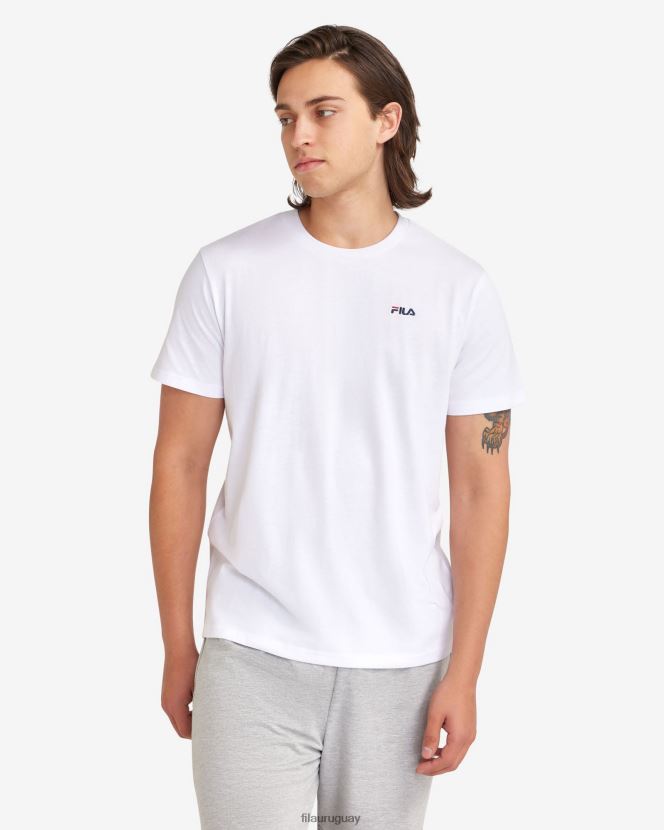 blanco FILA camiseta basica hombre fila blanca 6L8PR22333