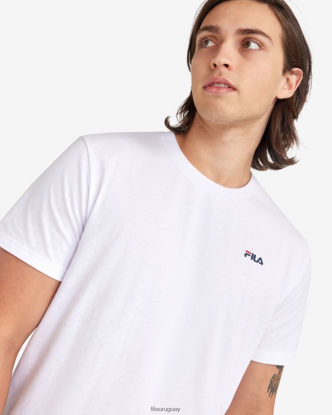 blanco FILA camiseta basica hombre fila blanca 6L8PR22333