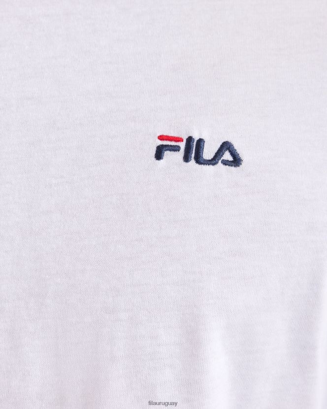 blanco FILA camiseta basica hombre fila blanca 6L8PR22333