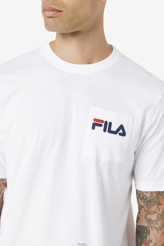 blanco FILA camiseta fila Curtis blanca 6L8PR2396