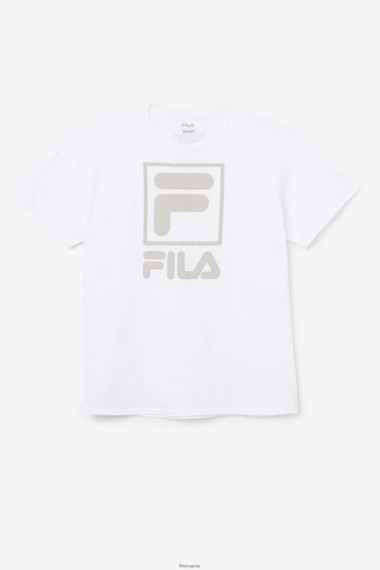 blanco FILA camiseta fila apilada blanca 6L8PR2305