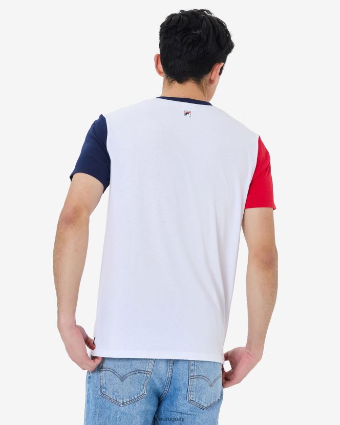 blanco FILA camiseta fila blanca bjorn 6L8PR22580