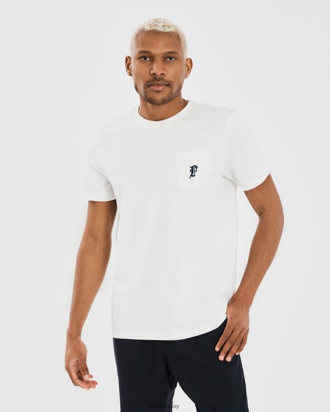 blanco FILA camiseta fila blanca raven hombre 6L8PR22356