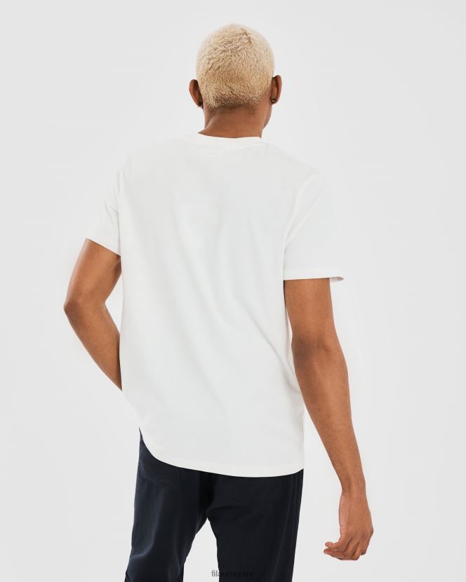 blanco FILA camiseta fila blanca raven hombre 6L8PR22356