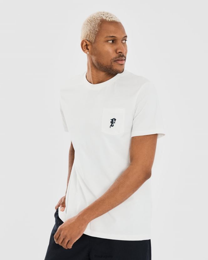 blanco FILA camiseta fila blanca raven hombre 6L8PR22356