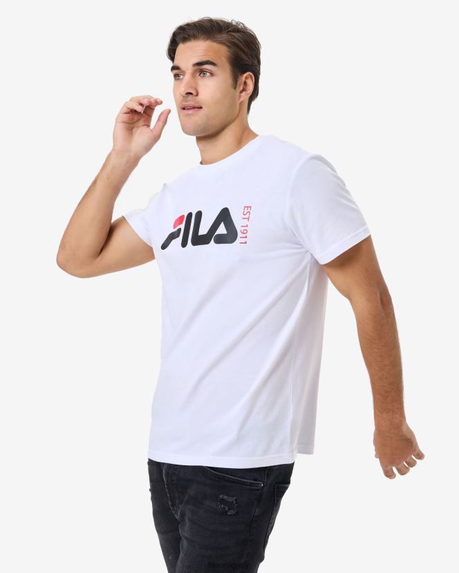 blanco FILA camiseta fila blanca unisex london 6L8PR22584