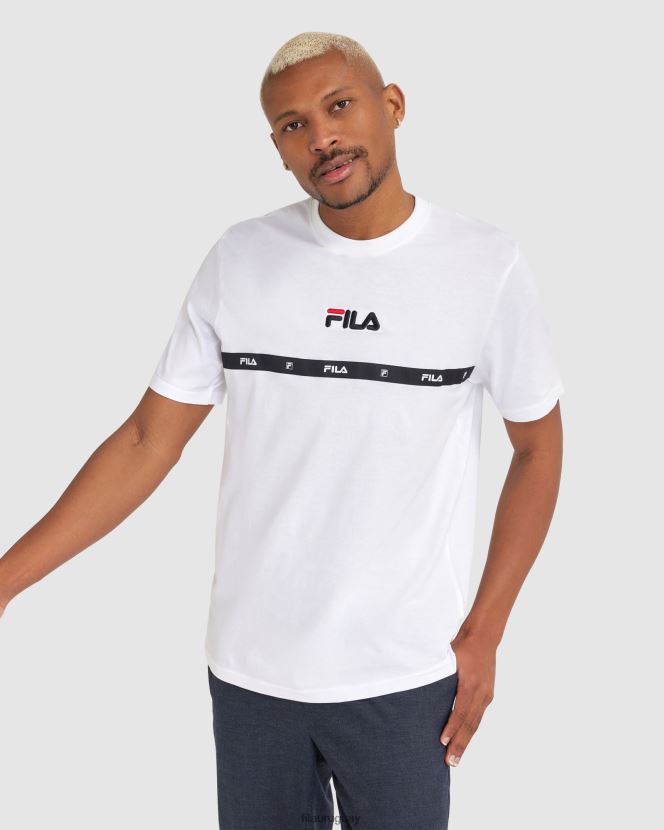 blanco FILA camiseta fila blanca valor hombre 6L8PR22319