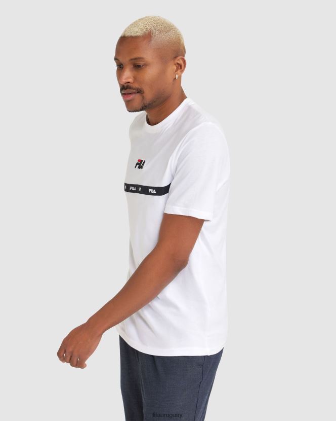 blanco FILA camiseta fila blanca valor hombre 6L8PR22319