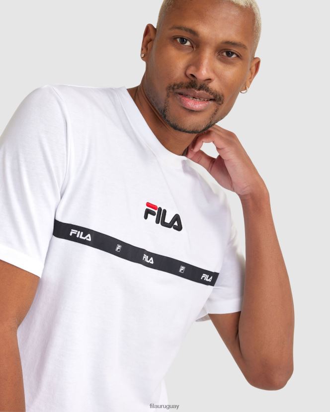 blanco FILA camiseta fila blanca valor hombre 6L8PR22319