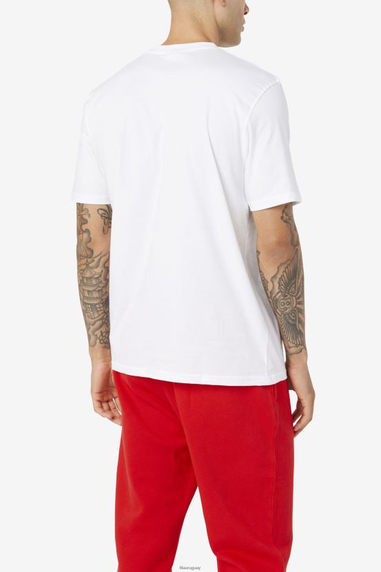 blanco FILA camiseta fila eagle blanca para hombre 6L8PR2280
