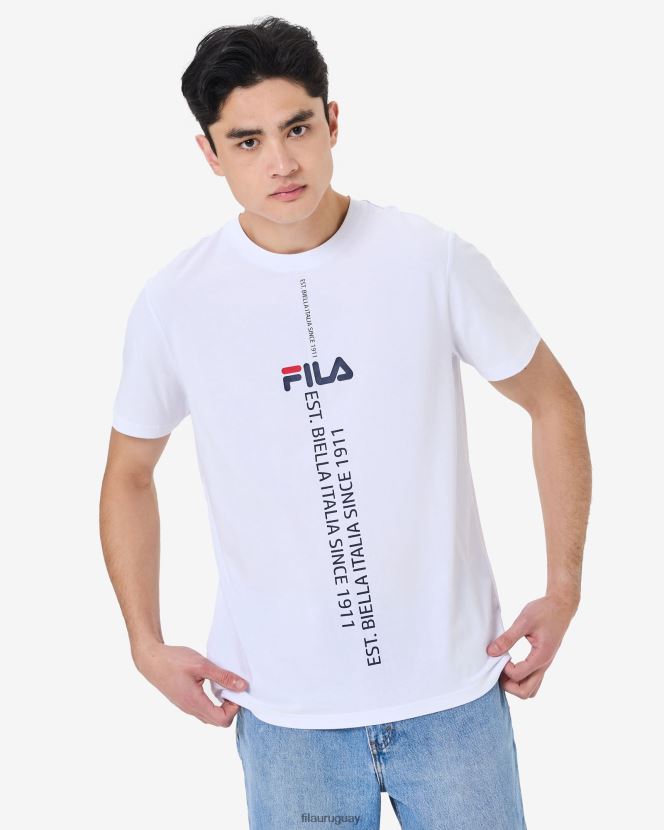 blanco FILA camiseta fila gunnar blanca 6L8PR22575