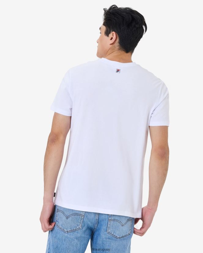 blanco FILA camiseta fila gunnar blanca 6L8PR22575