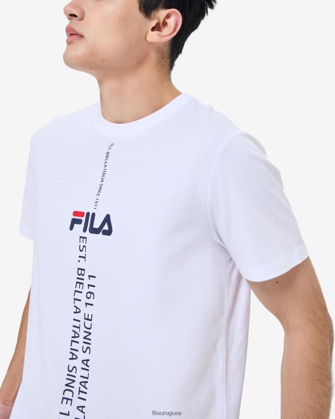 blanco FILA camiseta fila gunnar blanca 6L8PR22575