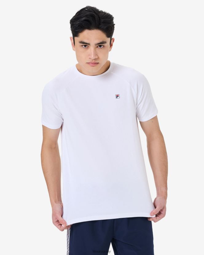 blanco FILA camiseta fila hannes blanca hombre 6L8PR22526