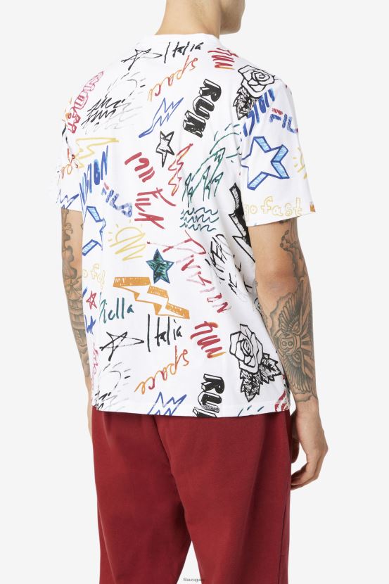 blanco FILA camiseta fila hiransh blanca 6L8PR2309