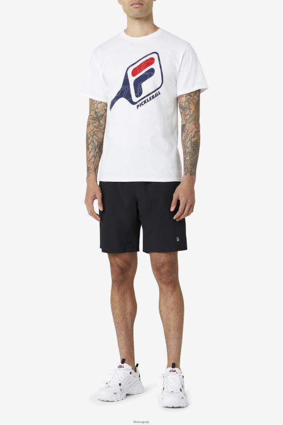 blanco FILA camiseta fila pickleball paddle blanca 6L8PR21114