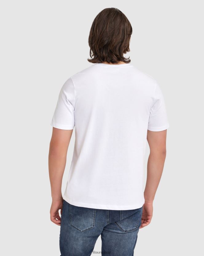 blanco FILA camiseta fila ravi blanca para hombre 6L8PR22349