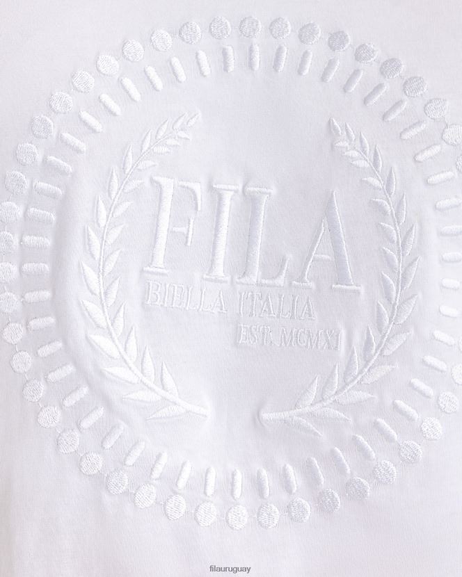 blanco FILA camiseta fila ravi blanca para hombre 6L8PR22349