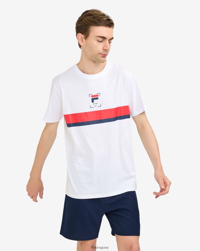 blanco FILA camiseta fila roger blanca 6L8PR22528