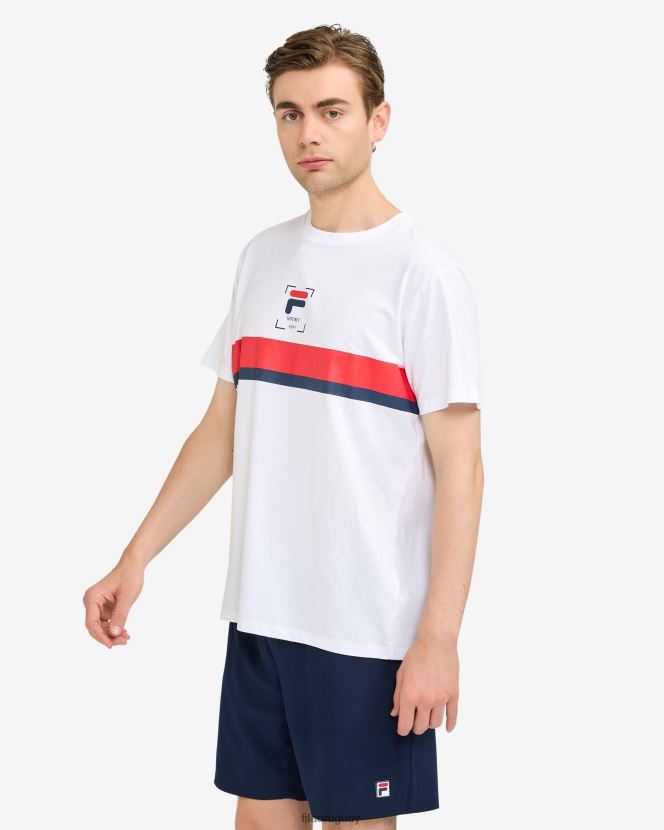 blanco FILA camiseta fila roger blanca 6L8PR22528