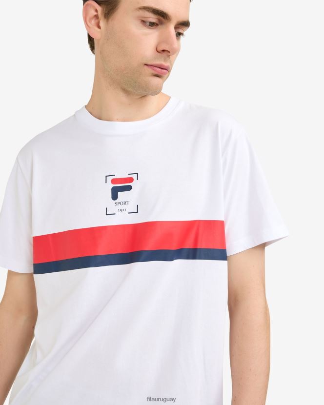 blanco FILA camiseta fila roger blanca 6L8PR22528