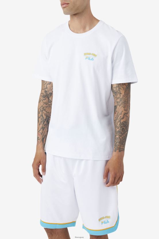 blanco FILA camiseta fila semi-pro blanca 6L8PR2300