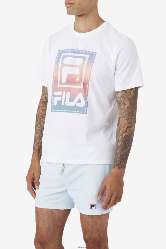 blanco FILA camiseta fila spieten blanca 6L8PR2357