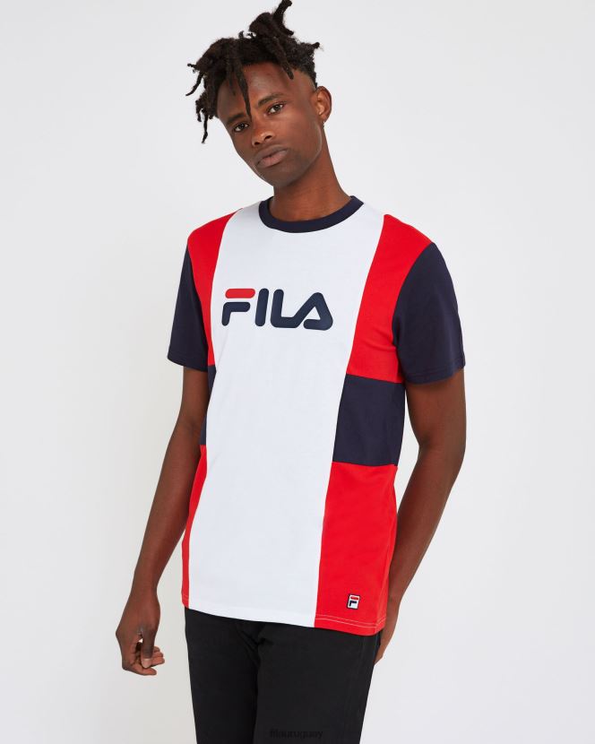 blanco FILA camiseta fila unisex trieste blanca 6L8PR22545