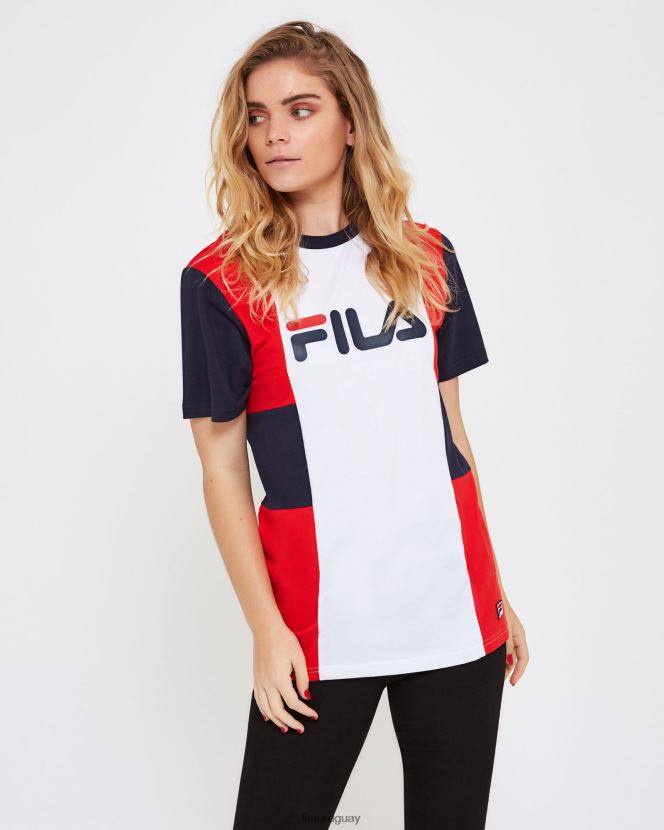 blanco FILA camiseta fila unisex trieste blanca 6L8PR22545