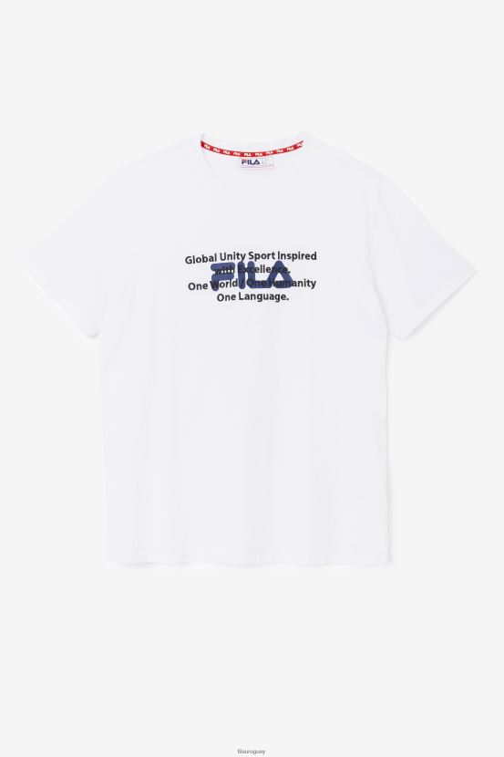 blanco FILA camiseta pepacton fila blanca 6L8PR2314