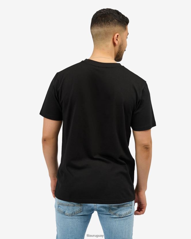 negro FILA camiseta fila antonio negra 6L8PR22557