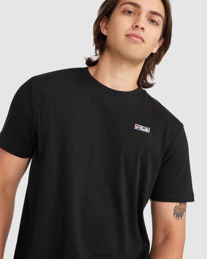 negro FILA camiseta fila cian hombre negra 6L8PR22417