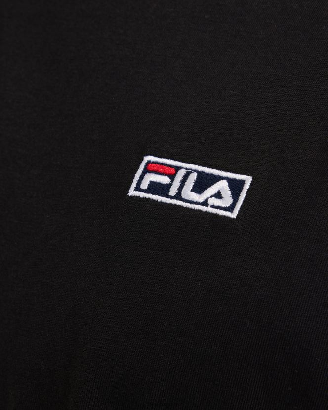 negro FILA camiseta fila cian hombre negra 6L8PR22417