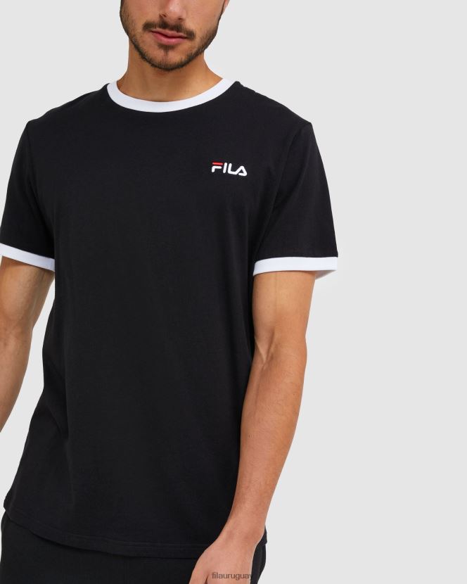 negro FILA camiseta fila classic negra para hombre 6L8PR22481