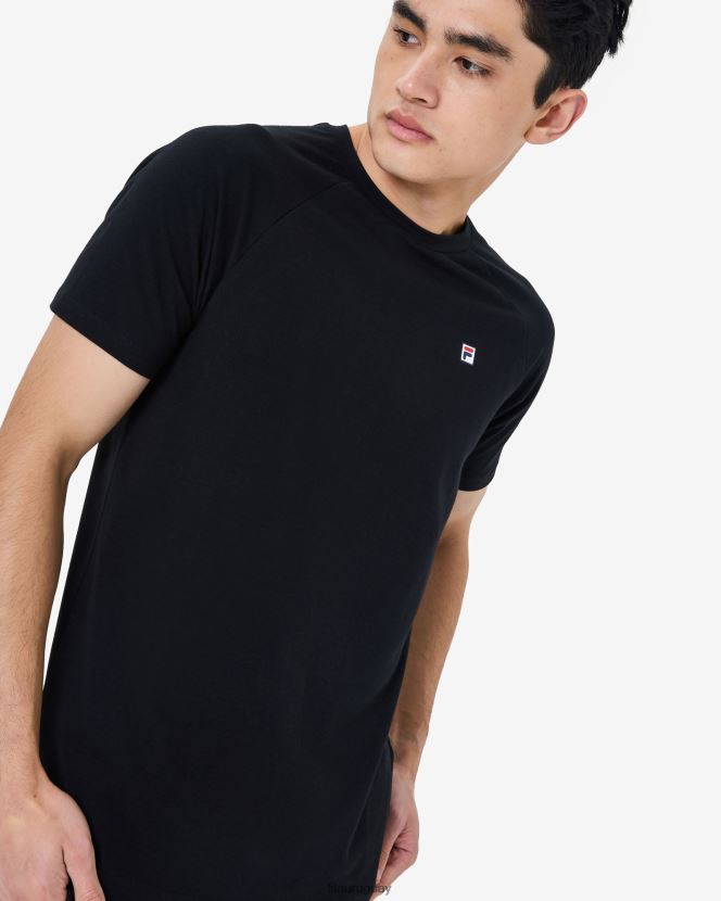 negro FILA camiseta fila hannes negra hombre 6L8PR22529