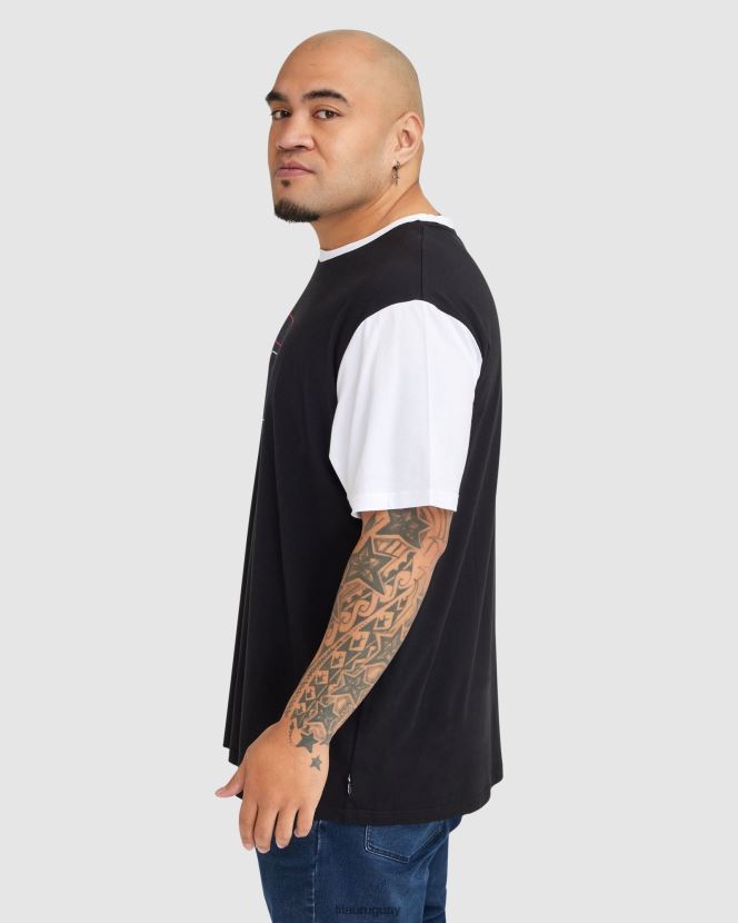 negro FILA camiseta fila lennox plus hombre negra 6L8PR22363